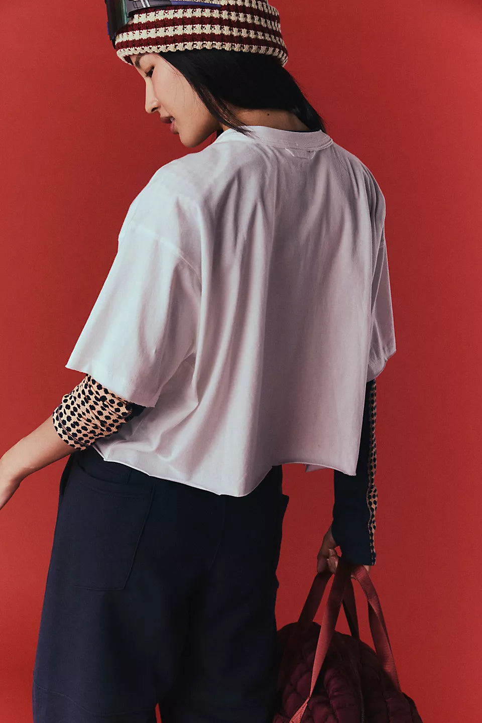 Free People Womens Inspire Buti Logo Tee