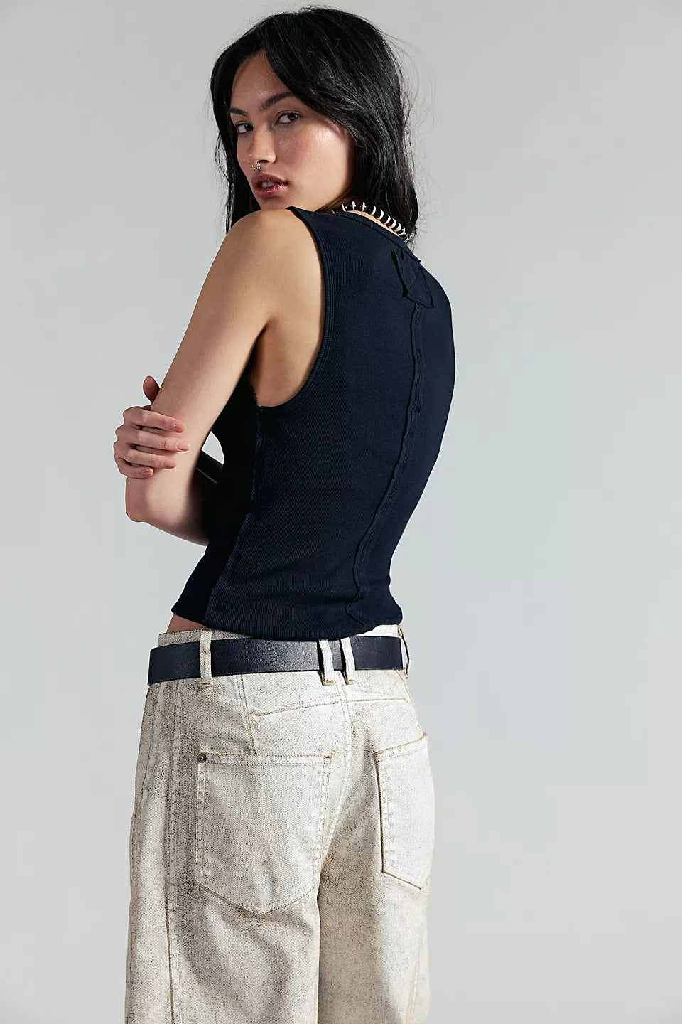 Free People Womens Jamie Henley Tank