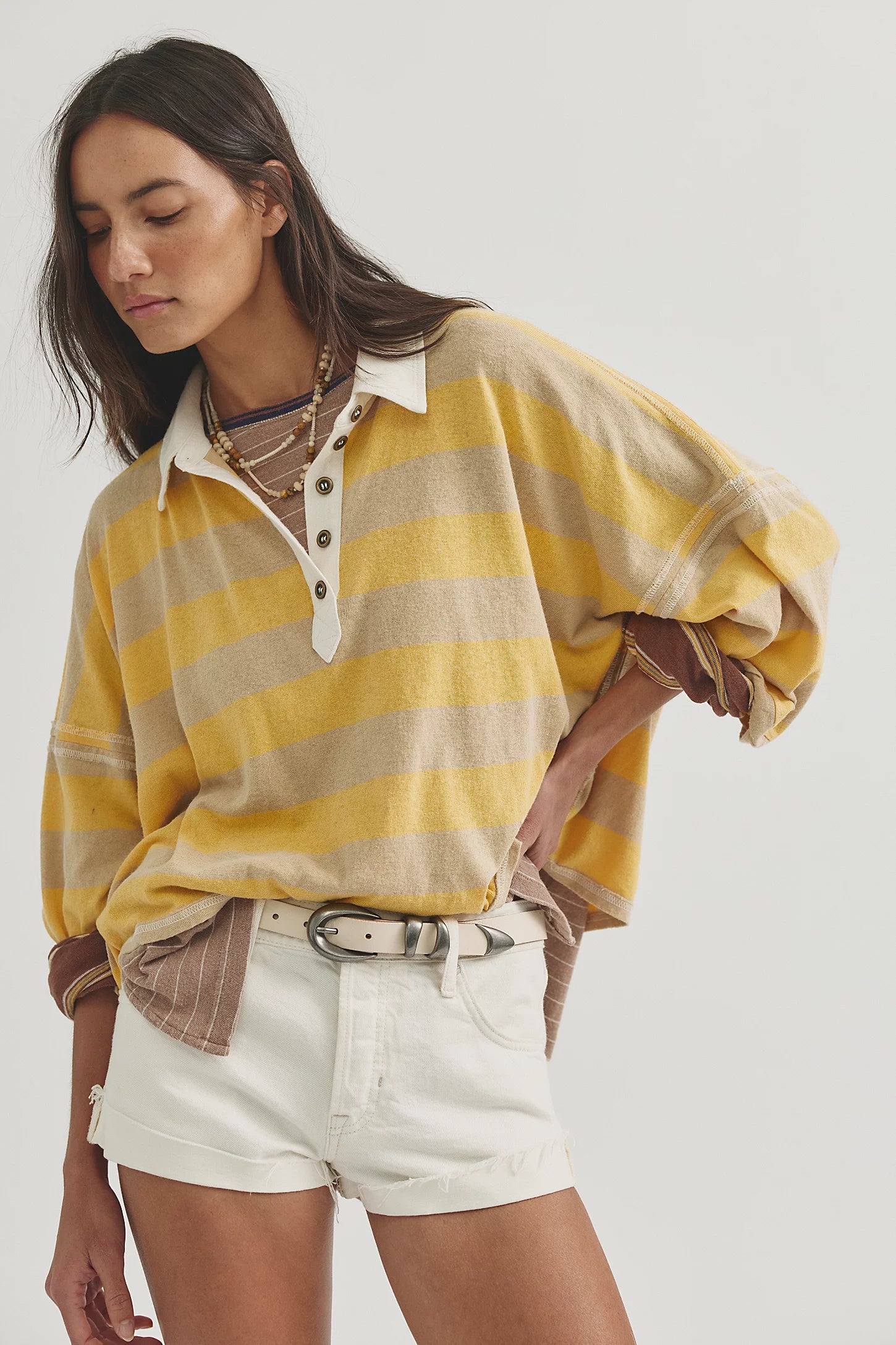 Free People Womens Auggie Tee