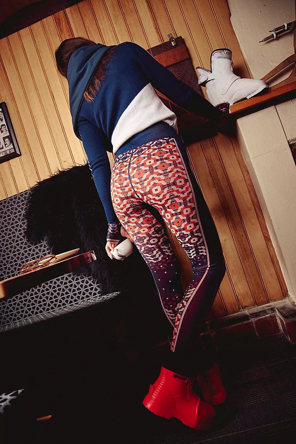 Free People Womens  Myoko Jacquard Base Leggings