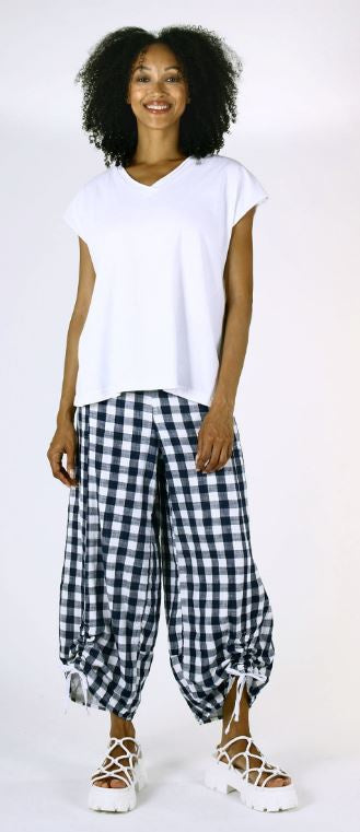 Fenini Women's V Neck Top