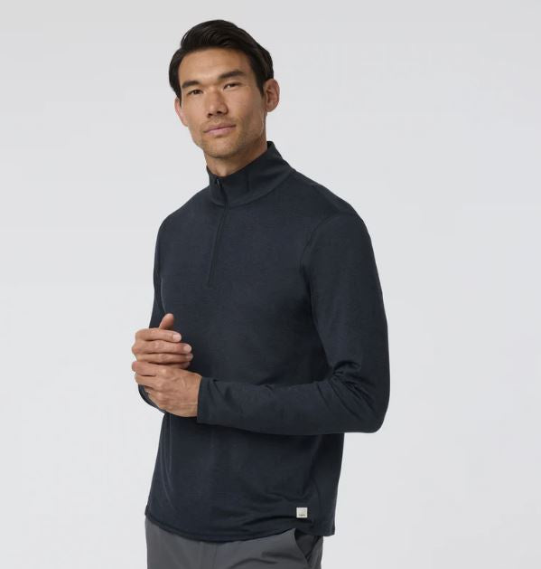 Vuori Mens Ponto 1/2 Zip Mock Neck
