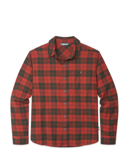 Stio Mens Miter Stretch Lightweight Flannel