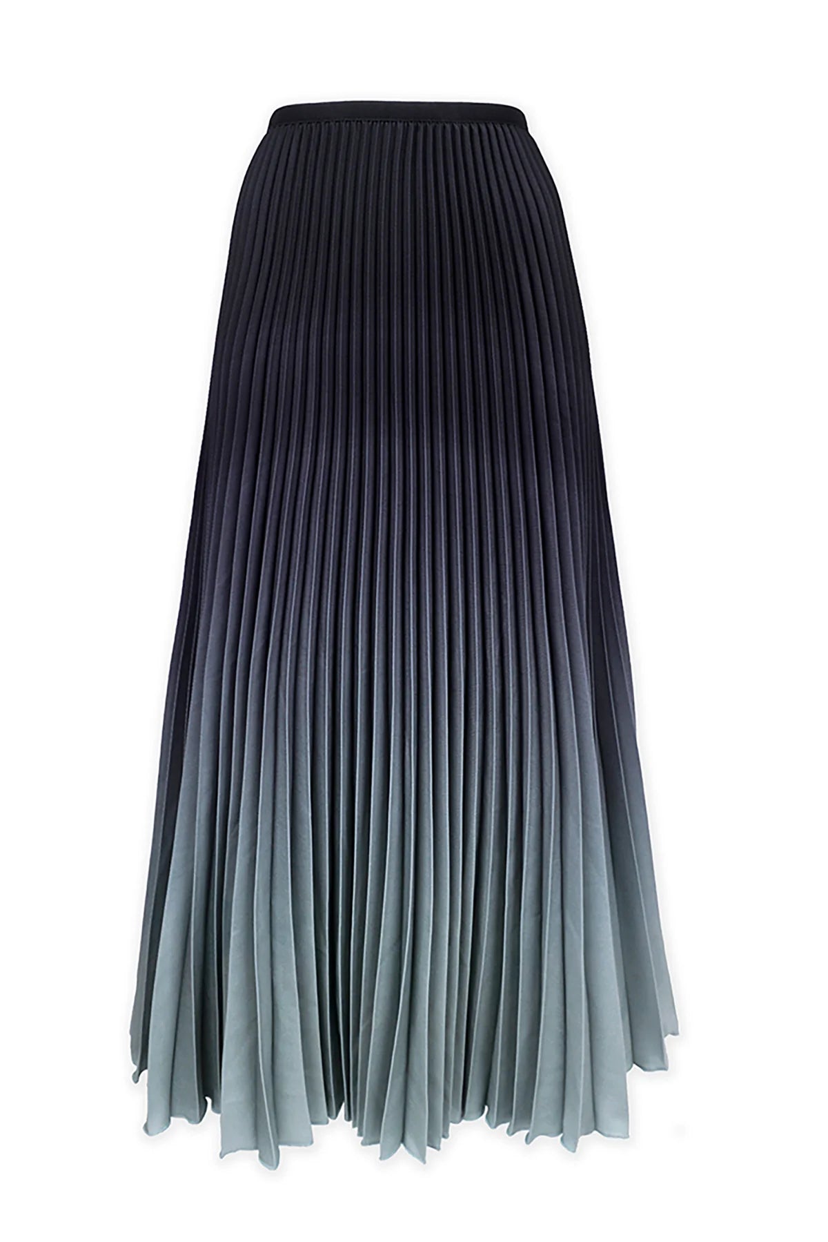 Wild Cosmos Womens Kate Ombre Pleated Maxi Skirt