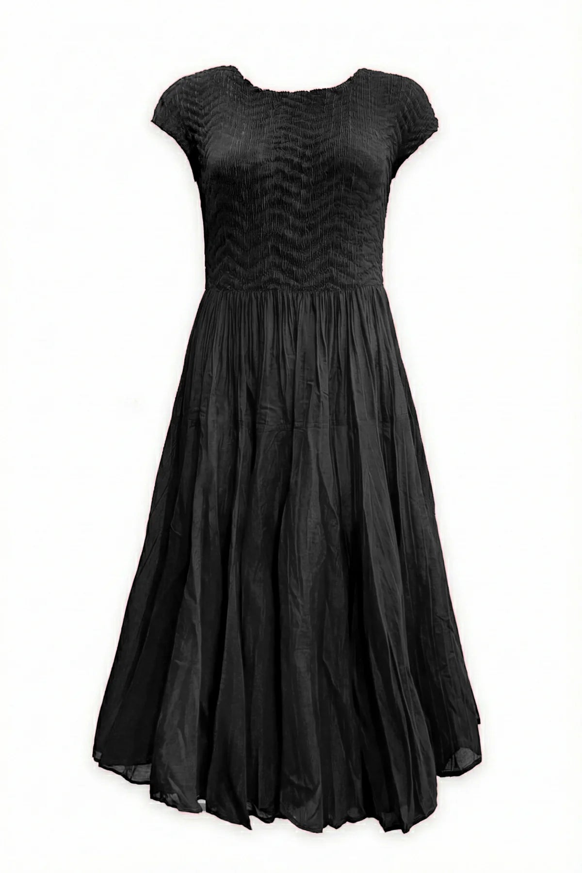 Wild Cosmos Womens Long Lizzy Smock Dress