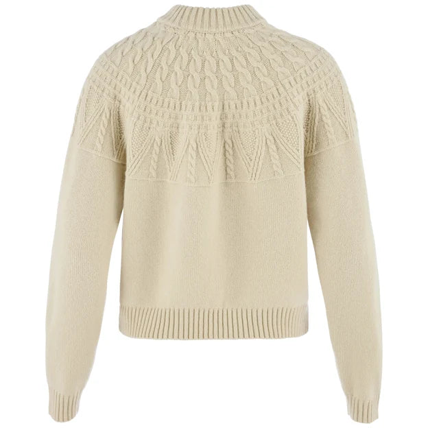 Fjallraven Womens Övik Solid Jacquard Knit