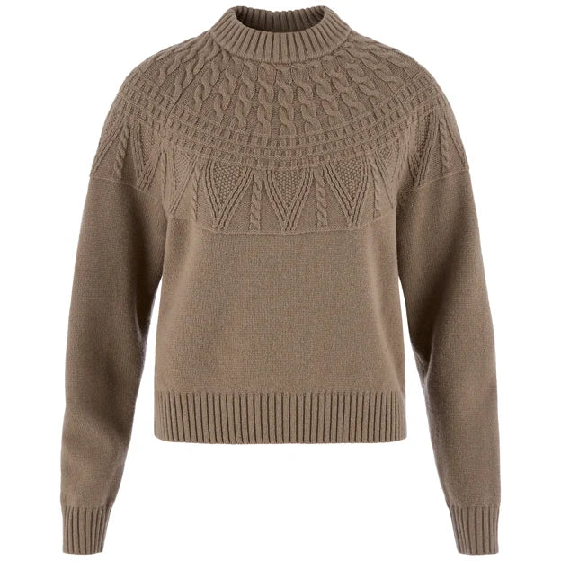 Fjallraven Womens Övik Solid Jacquard Knit