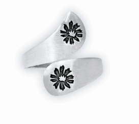 Daphne Lorna Bitterroot Bypass Adjustable Ring