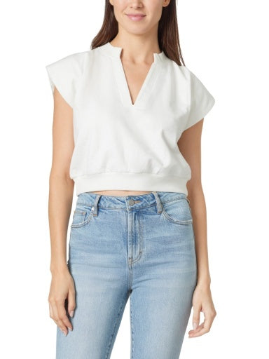 Habitual Womens Crew- V Neck Top
