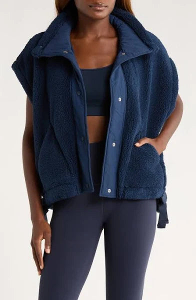 Free People Womens Scout It Out Fleece Vest