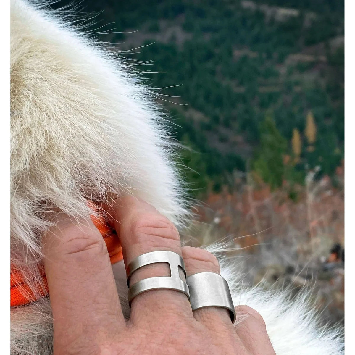 Daphne Lorna Slate Adjustable Ring