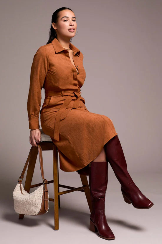 Tribal Womens Long Sleeve Shirt Dress