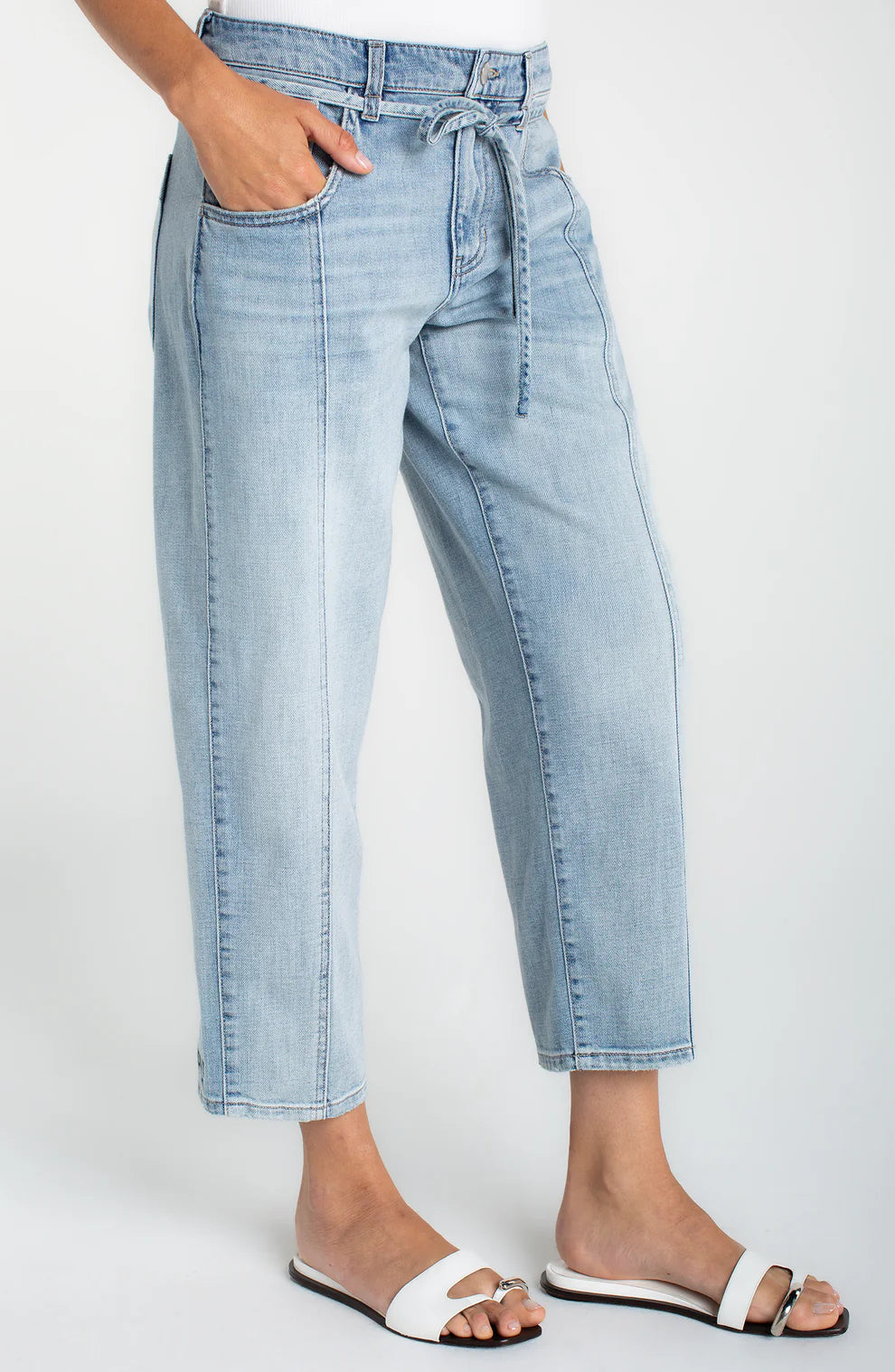 Liverpool Womens Beach Comber Pant W/ Self Belt